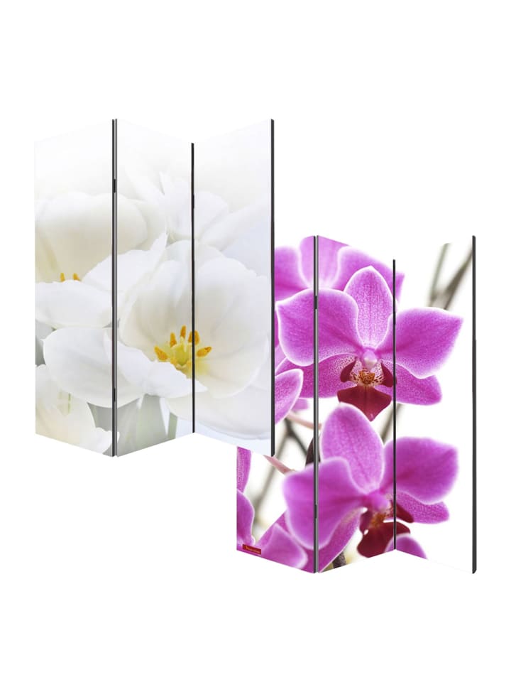 MCW Foto-Paravent Bagheria, 180x120cm, Orchidee günstig kaufen onesize