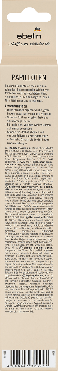 Papilloten Ø 16 mm, 4 St