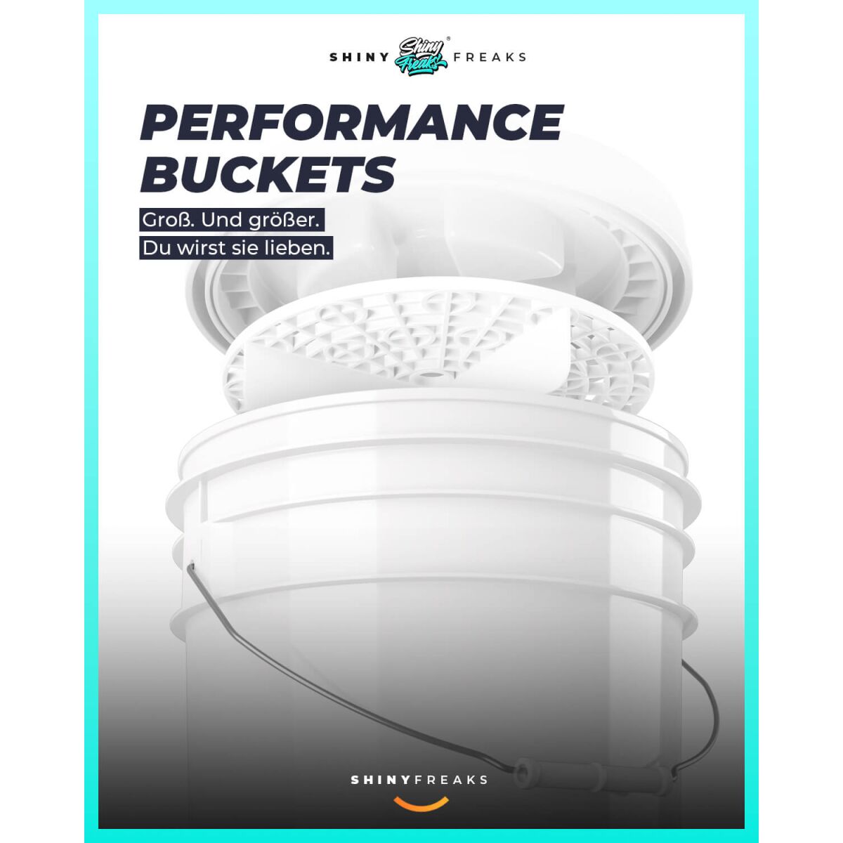 chemicalworkz Performance Buckets Wascheimer 5GAL Weiß