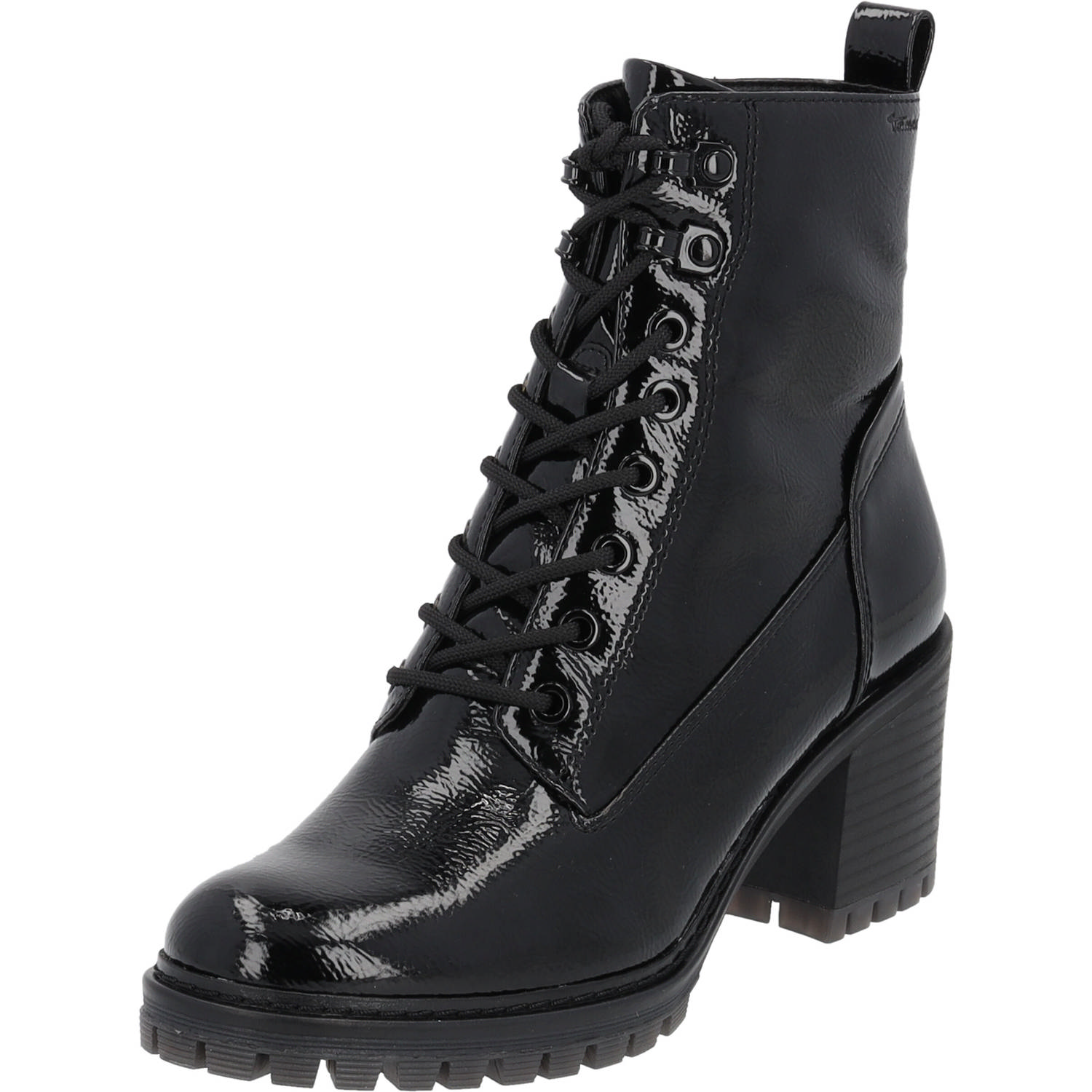 Tamaris 25271, Stiefeletten, Damen, black patent
