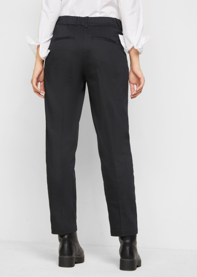 Baumwoll-Bundfaltenhose