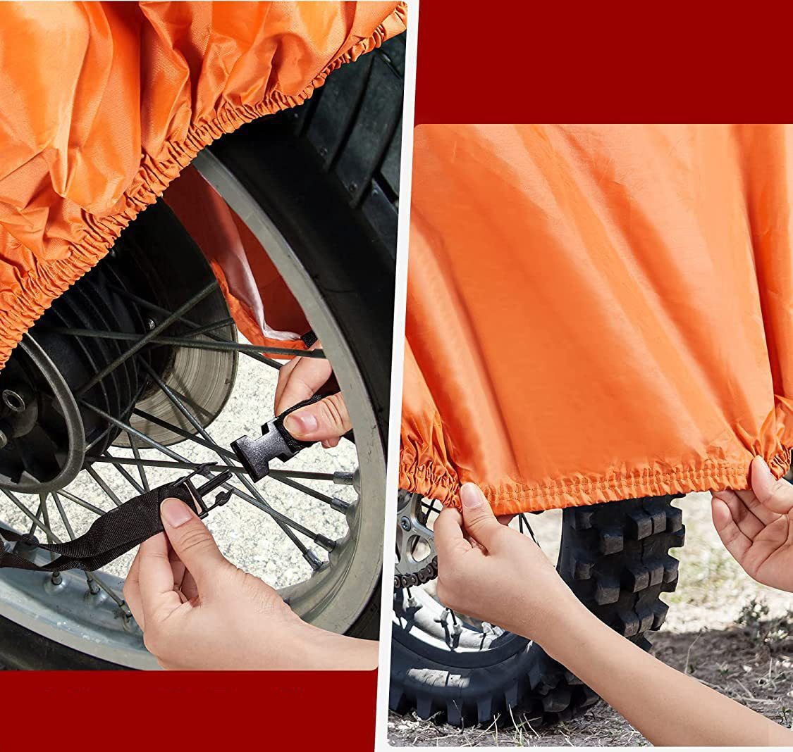 Matratzenschoner 210D Motorrad Abdeckplane Outdoor Motorradabdeckung, XXXL Runxizhou