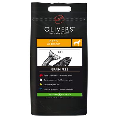 Oliver's Puppy All Breeds Getreidefrei mit Fisch