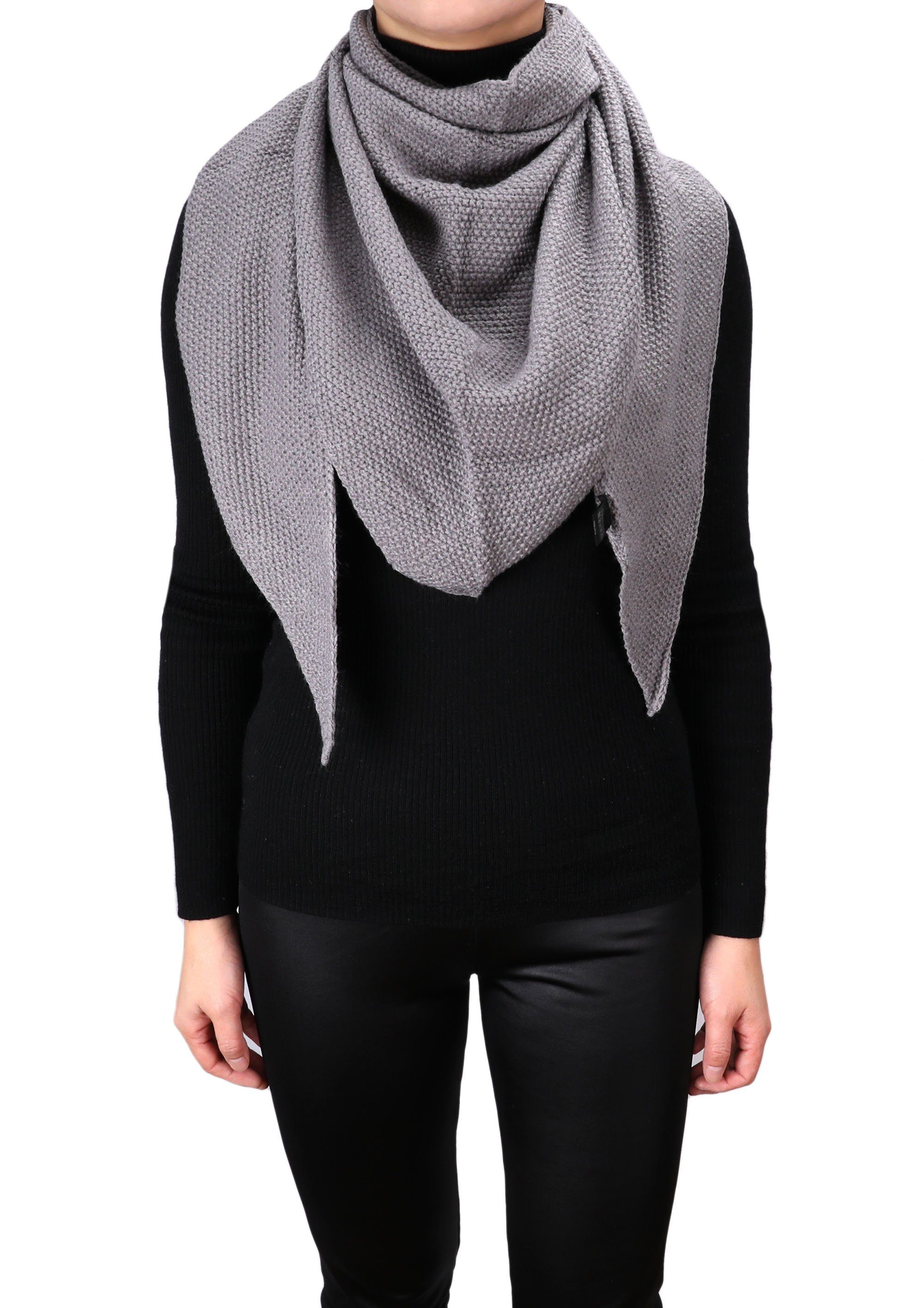 irisaa Modetuch Deckenschal Winter Halstuch Lang dreieckstuch 195 * 80cm