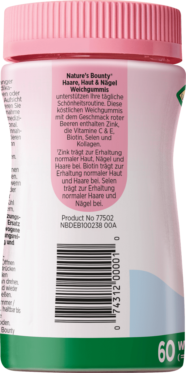 Haare, Haut & Nägel Weichgummis 60 St, 150 g