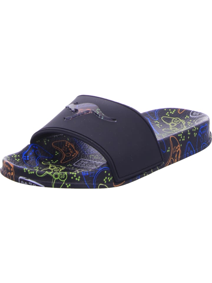 Kangaroos K-Slide Print K-Slide Print in black/play günstig kaufen
