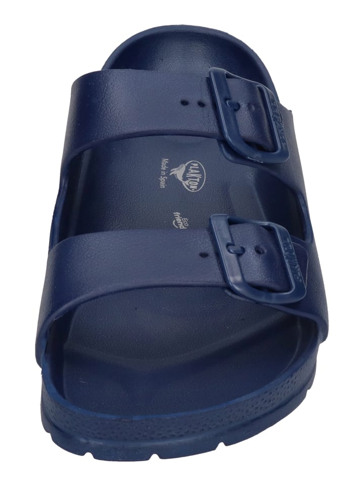 Plakton Pantoletten WANDA 760010 CAB in blau günstig kaufen