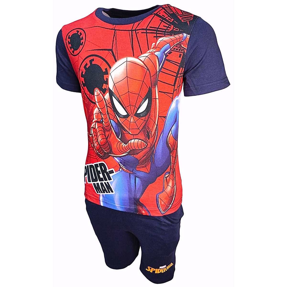 Shorty Spider-Man - Set T-Shirt & Kurze Hose für Jungen