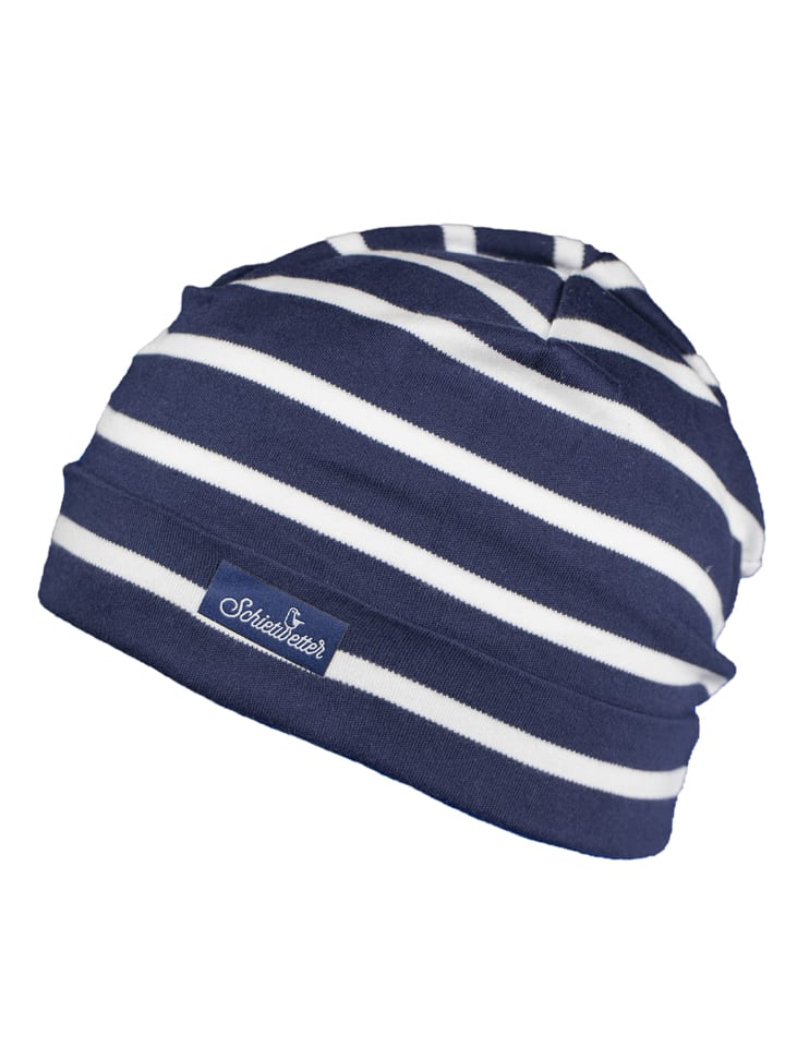 SCHIETWETTER Mütze , dehnbar, modisch, flauschig in navy-weiß günstig kaufen onesize