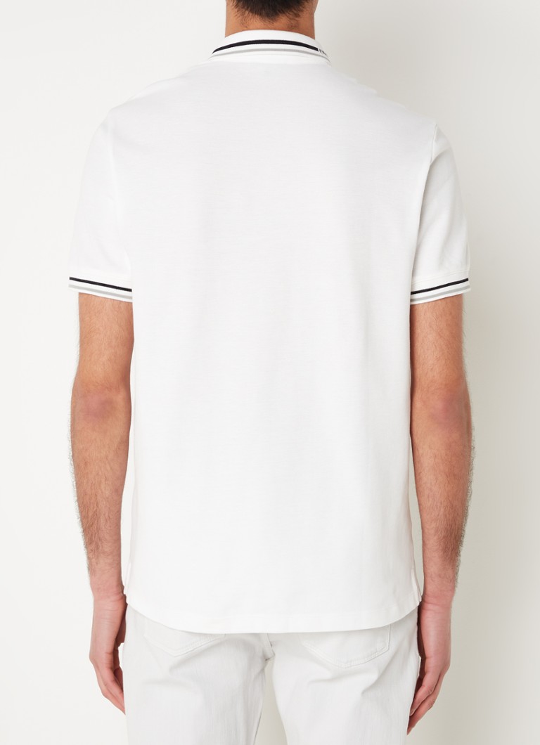 Emporio Armani polo majica regularnog kroja od pamučnog pikea s vezom logotipa