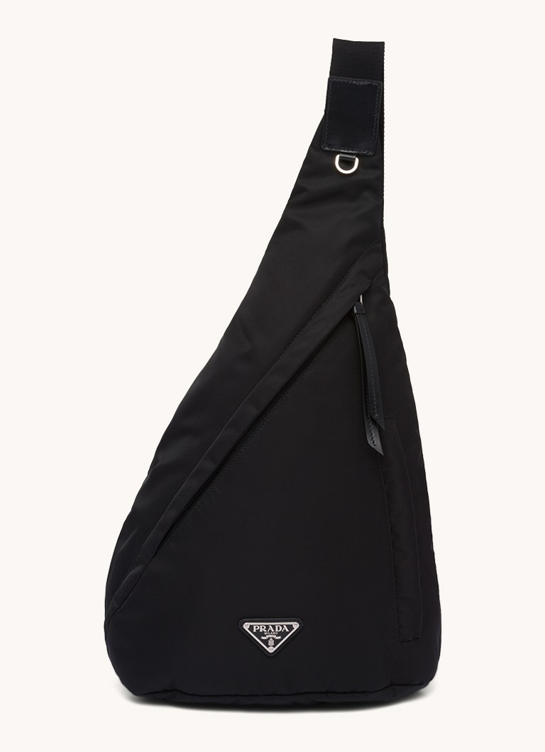 Rucsac Prada Re-Nylon cu detalii din piele