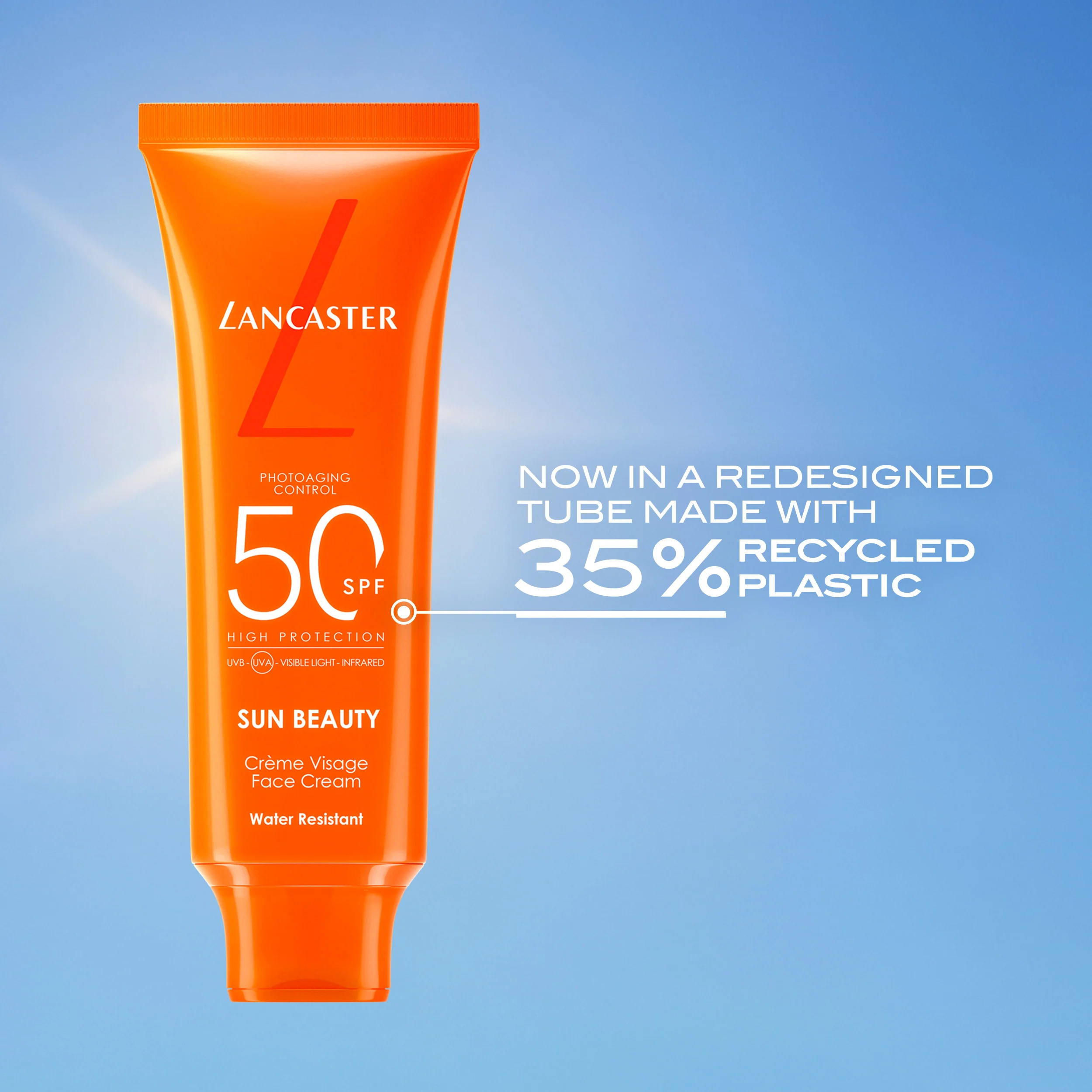 Krema za sončenje Sun Beauty SPF50 - Visoka zaščita za obraz.