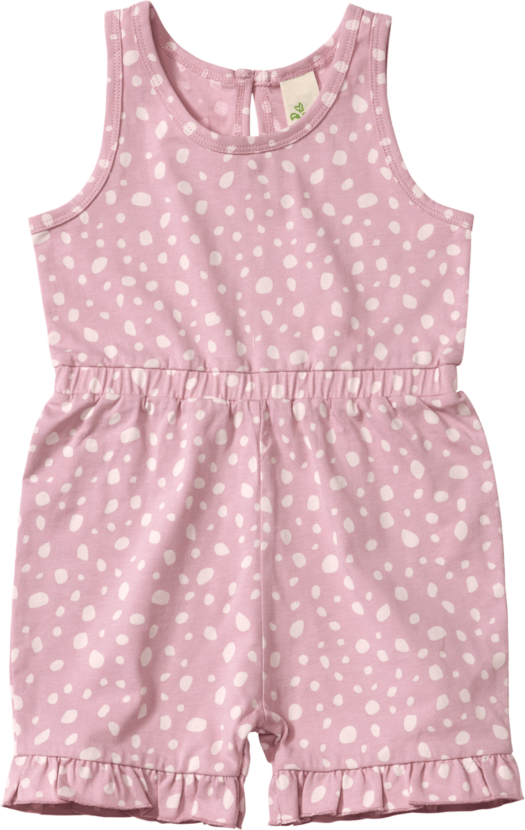 Overall mit Punkten, rosé, Gr. 98, 1 St