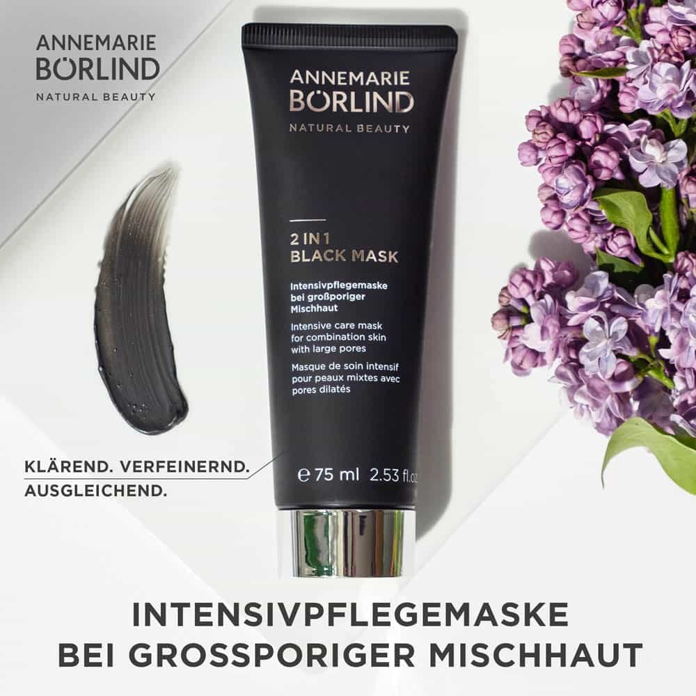 ANNEMARIE BÖRLIND BEAUTY MASKS 2 IN 1 Black Mask
