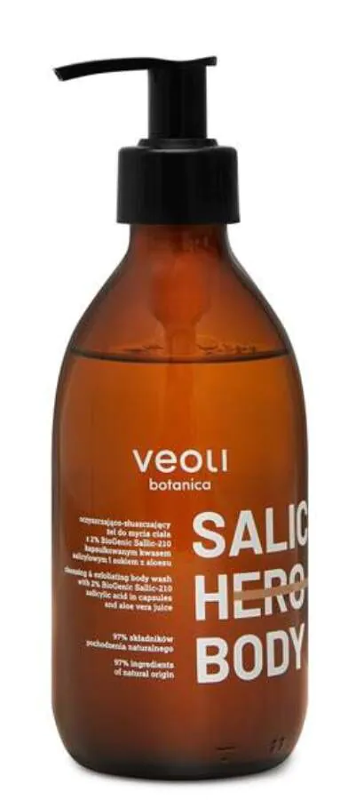 Veoli Botanica Salic Hero gel za čišćenje i piling tijela sa salicilnom kiselinom i sokom aloe vere 2