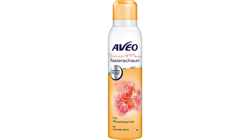 AVEO Rasierschaum Pfirsich Mango mit Pfirsichkernöl 150 ml