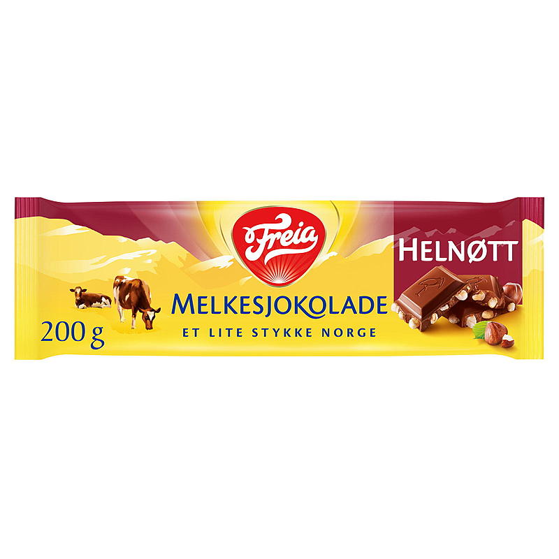 Freia Melkesjokolade Helnøtt 200 g Freia