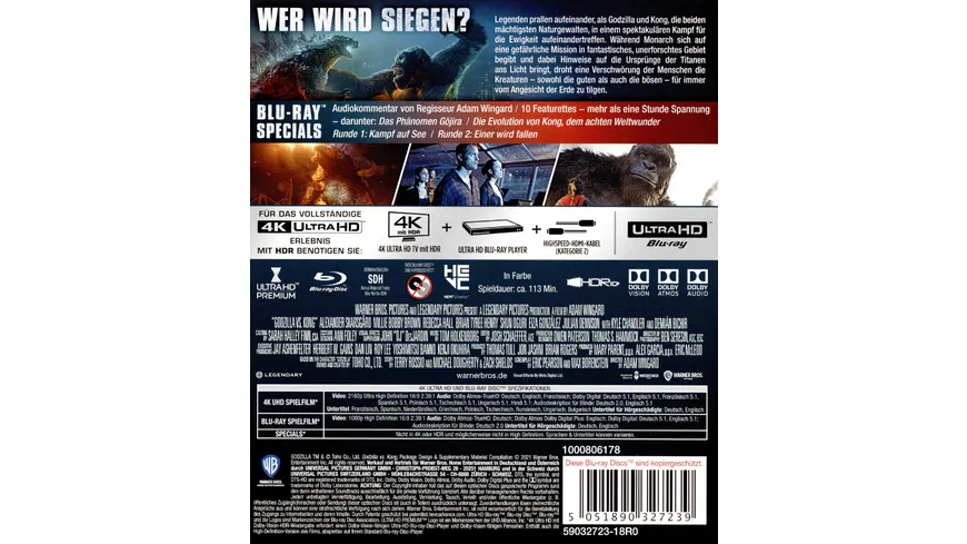Godzilla vs. Kong  (+ Blu-ray 2D)