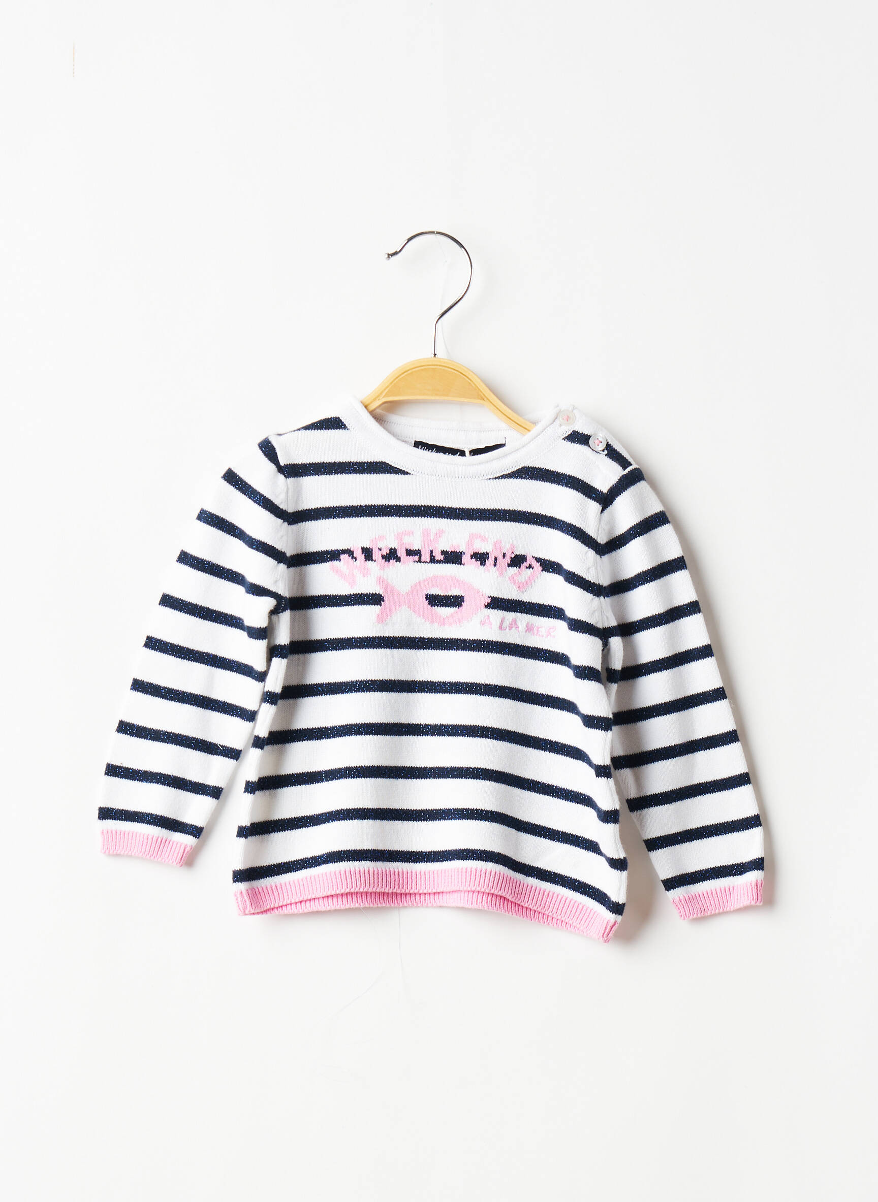 Week End A La Mer Pulls Fille couleur beige