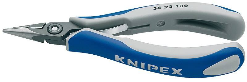 Knipex Greifzange 34 22 130 Kugellager Chromstahl 23 mm Grau, Blau
