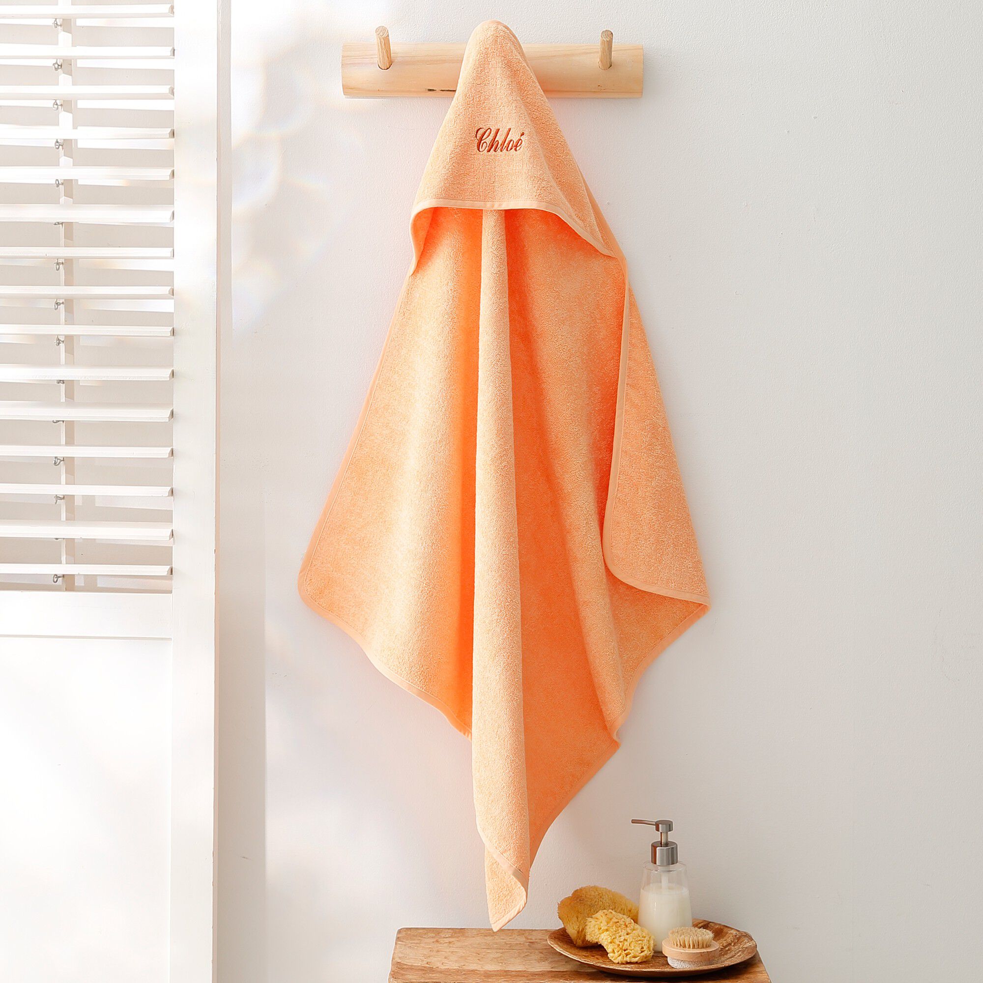 Cape de bain bébé personnalisable
