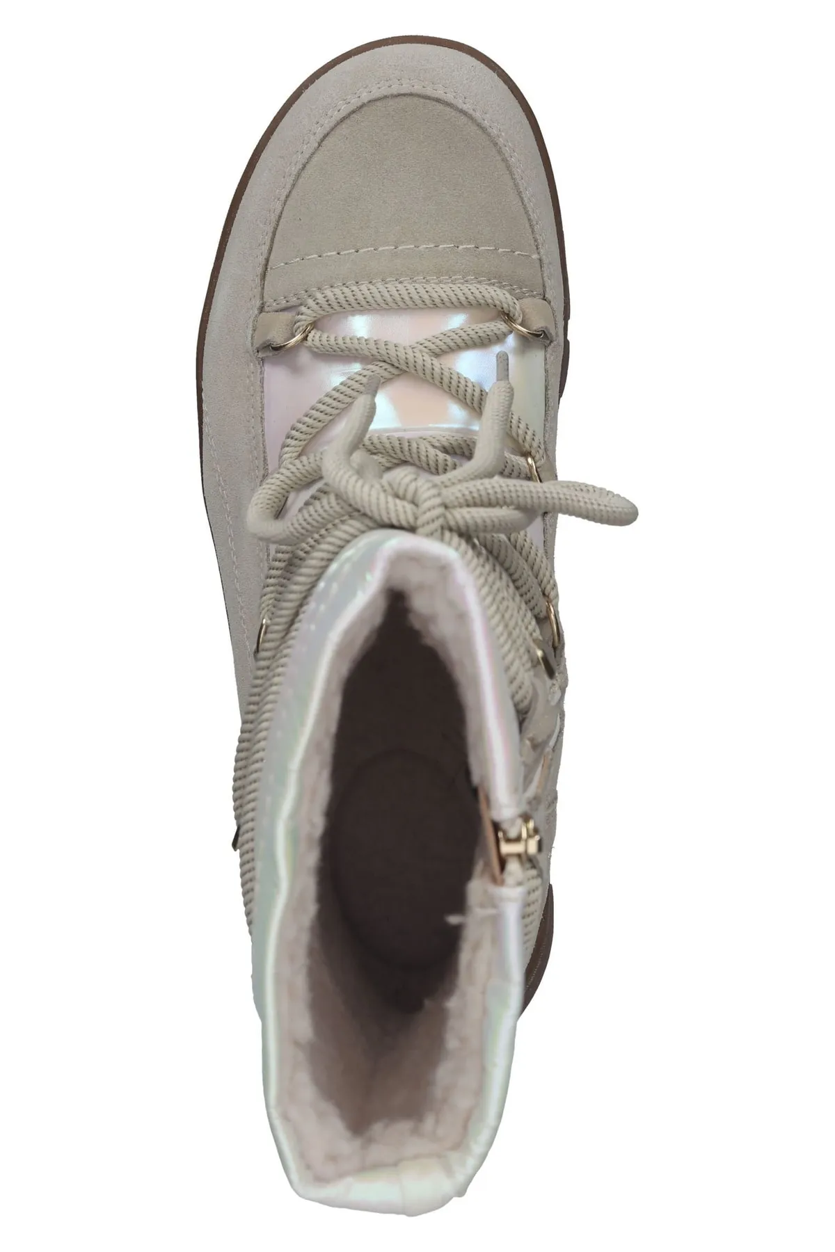 Tamaris Comfort  Stiefelette - Beige - Blockabsatz