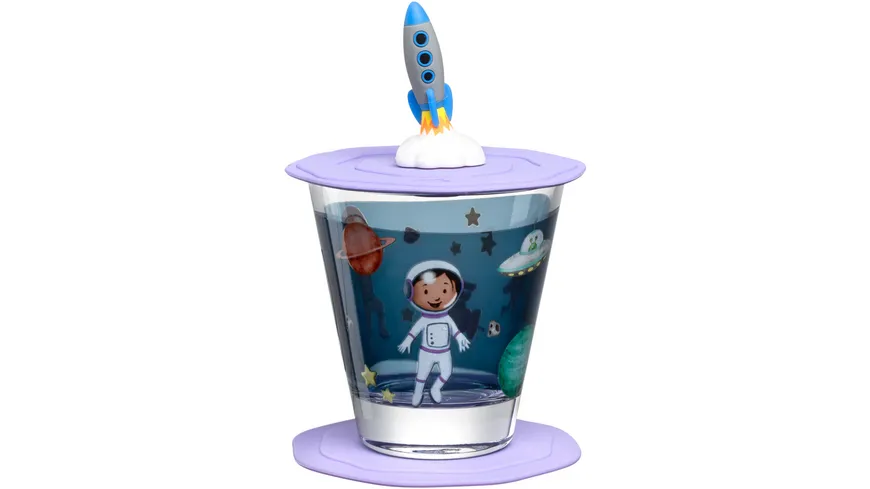LEONARDO Kinder Trinkset Bambini Avventura 3-tlg.Weltall