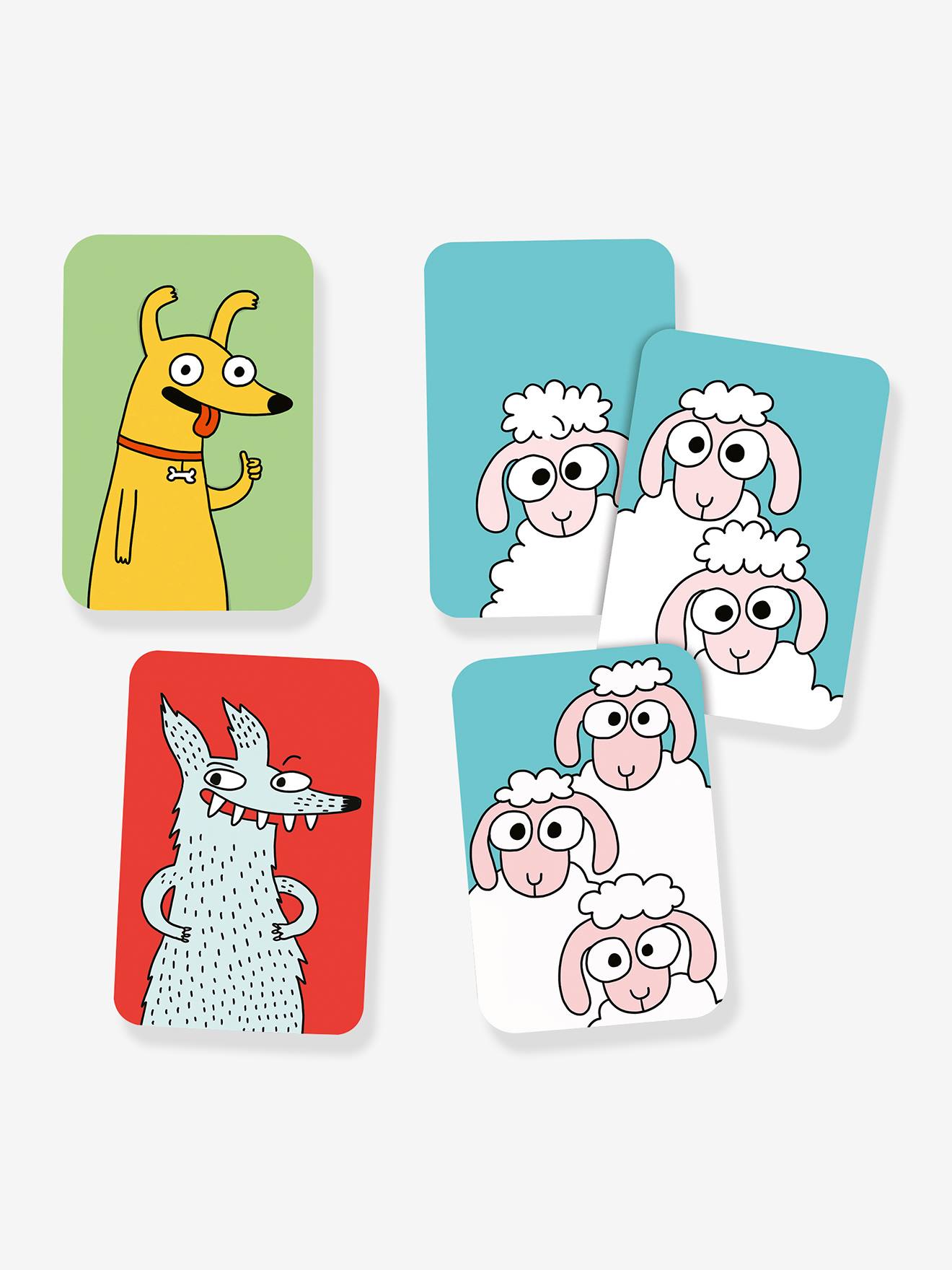 Jeu de cartes Swip'Sheep DJECO rouge