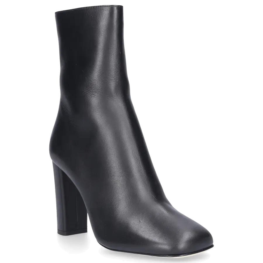 Paris Texas - Klassische Stiefeletten SQUARED BOOTIE 95 Kalbsleder - schwarz