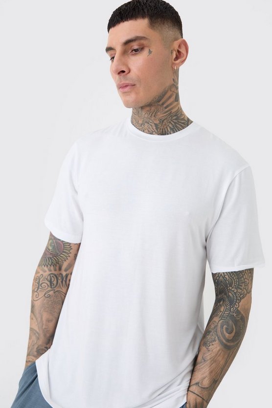 Tall Premium Loungewear T-Shirt mit Detail