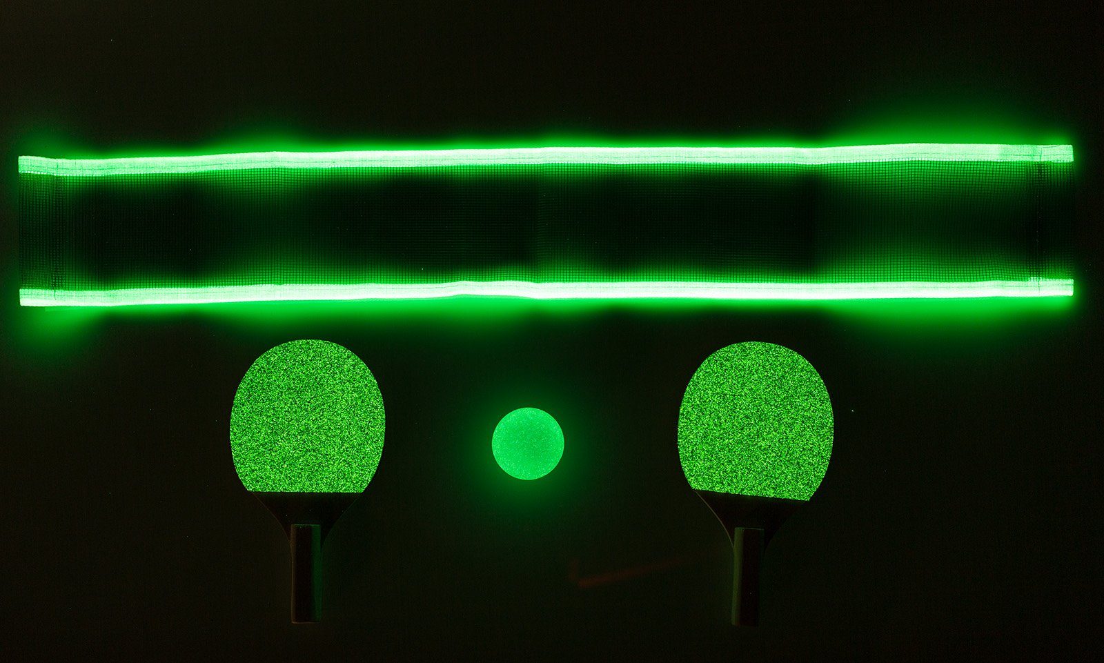 Out of the Blue Tischtennisnetz Mini Ping Pong Spiel-Set mit Tischtennis Schläger, Netz und Ball