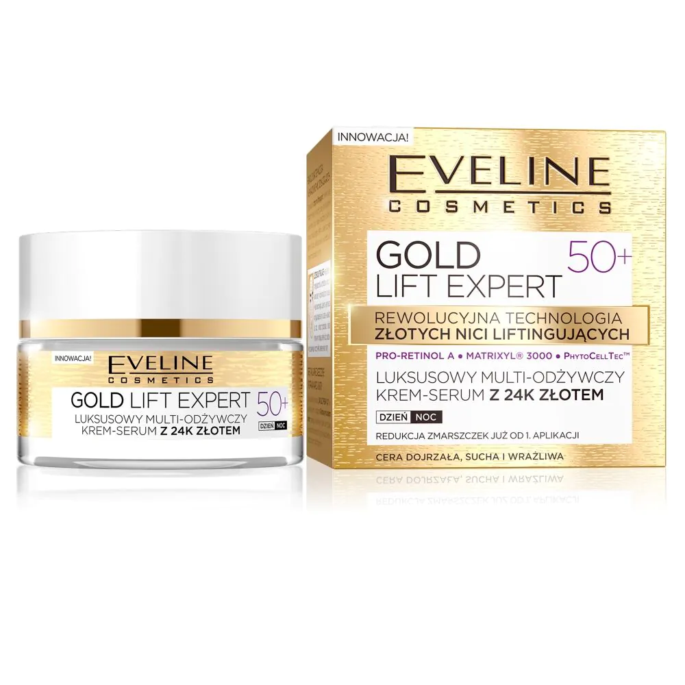 Eveline Gold Lift Expert krema za lice 50+ dan/noć