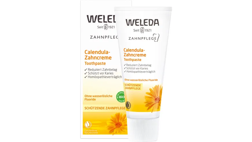 WELEDA ZAHNPFLEGE Calendula-Zahncreme 75 ml