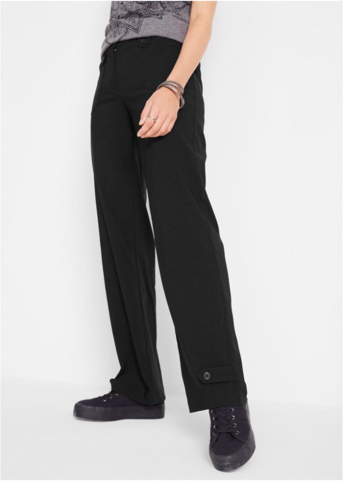 Bengalin-Stretch-Hose mit Bequembund, Straight