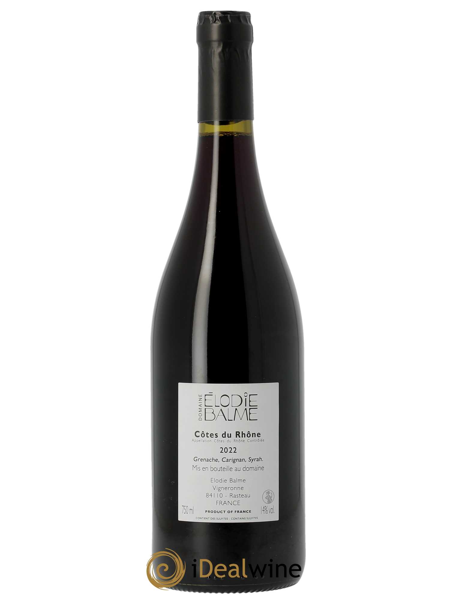 Côtes du Rhône Elodie Balme (Domaine)  2022 - Lot de 1 Bouteille