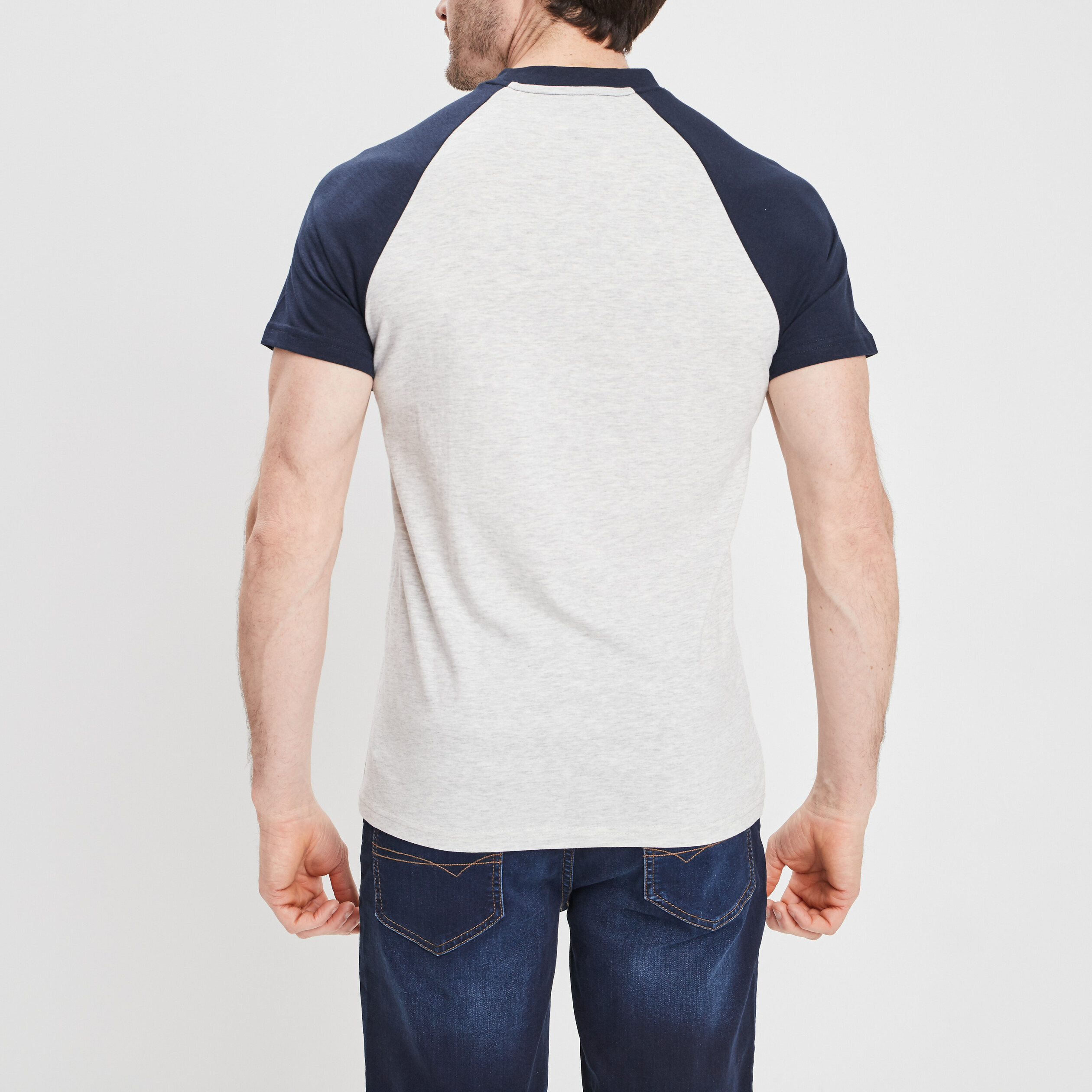 T-shirt manches courtes Creeks ivoire homme | La Halle
