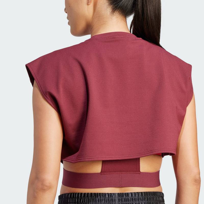 adidas Power AEROREADY Crop-Shirt Croptop Damen