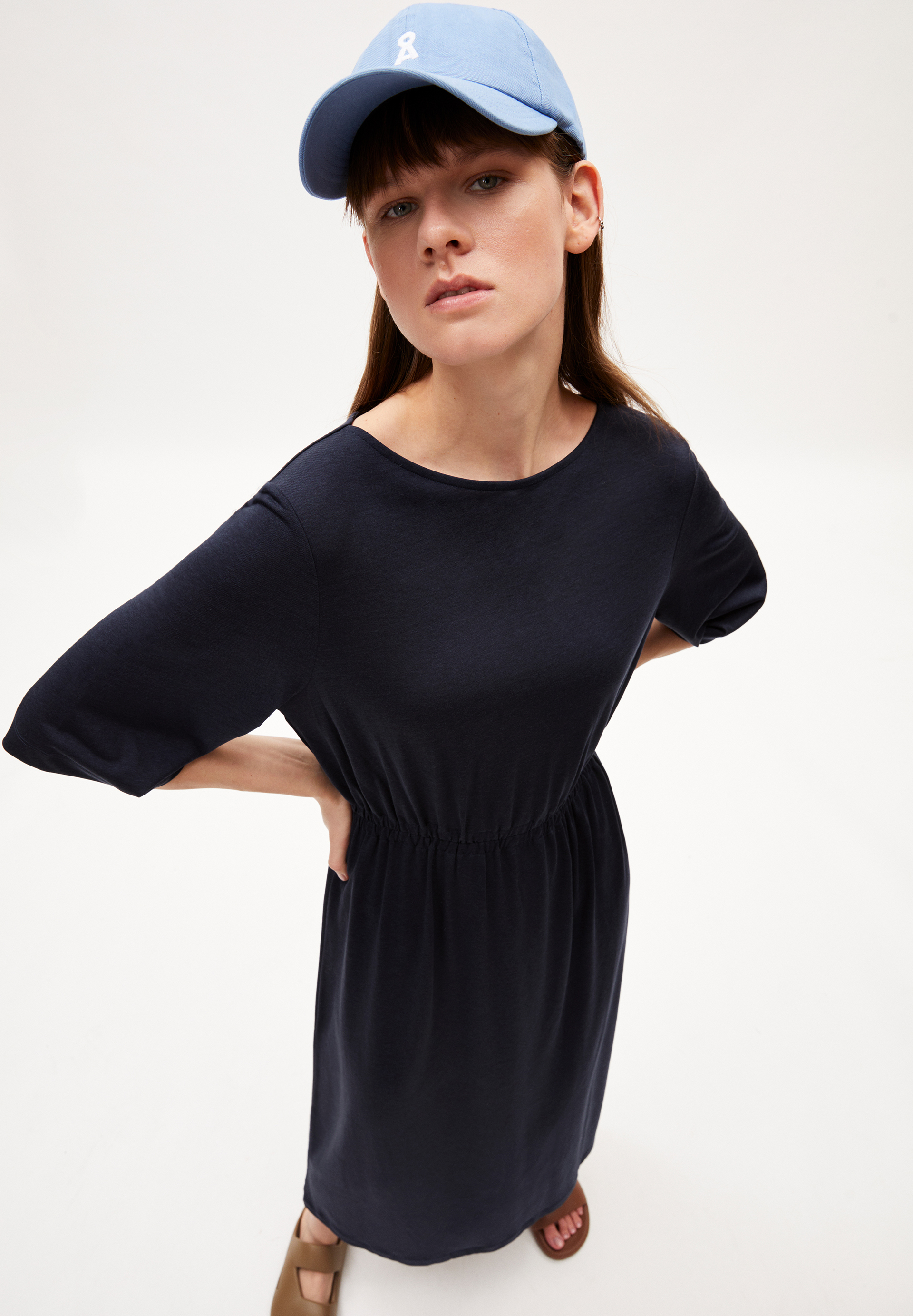 Jerseykleid Loose Fit aus TENCEL™ Lyocell Mix