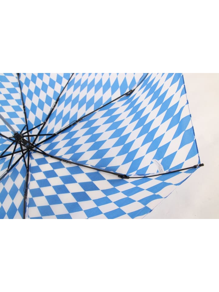COFI 1453 Teleskop Taschenschirm in Blau-Weiß ?98 cm in Blau-Weiß günstig kaufen 100 cm