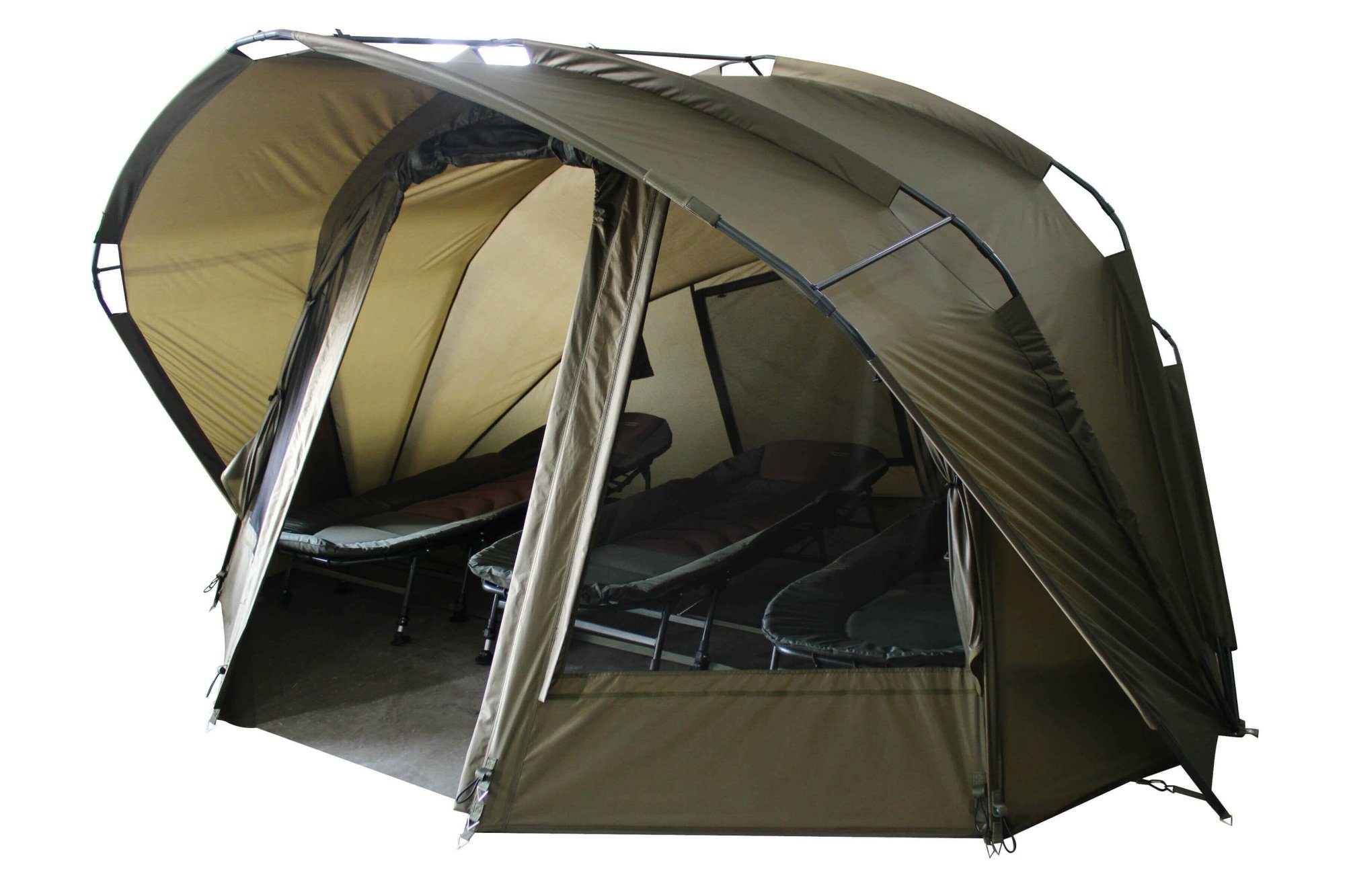 MK Angelsport Angelzelt Bivvy 3,5Man MK Fort Knox 2.0 Carpdome + Winterskin, Personen: 3