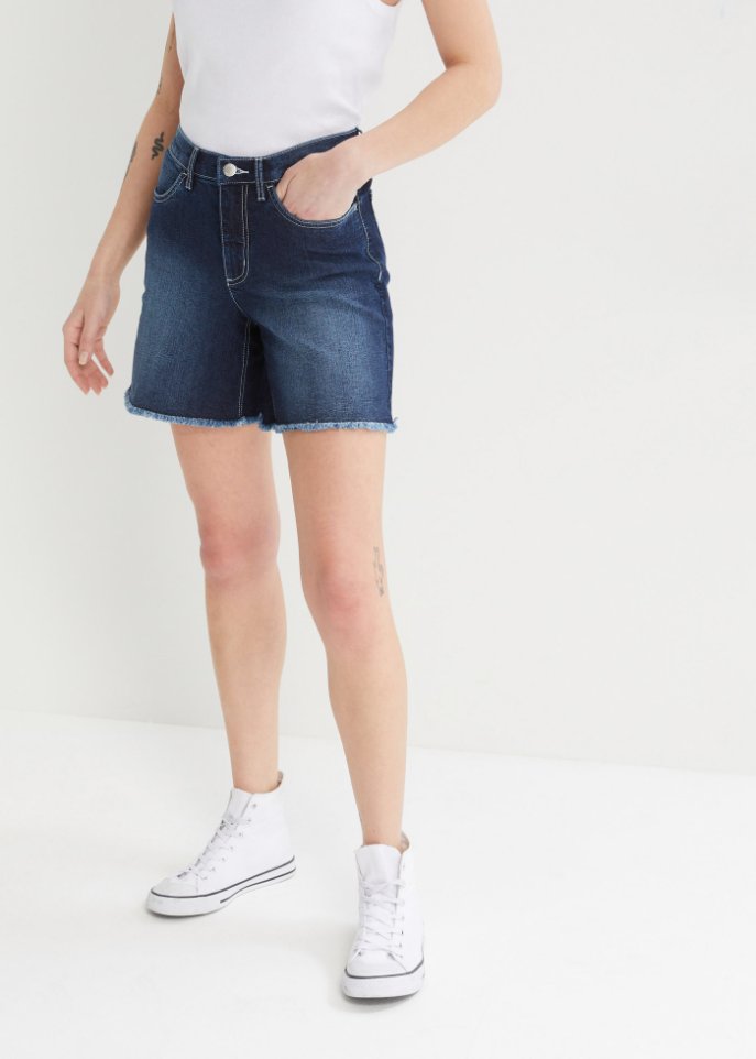 Stretch-Jeans-Shorts