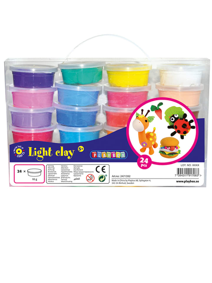 Playbox Knetmasse - ab 5 Jahren, 24x 10 g günstig kaufen onesize