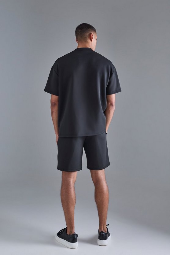 Oversize Scuba T-Shirt & Shorts