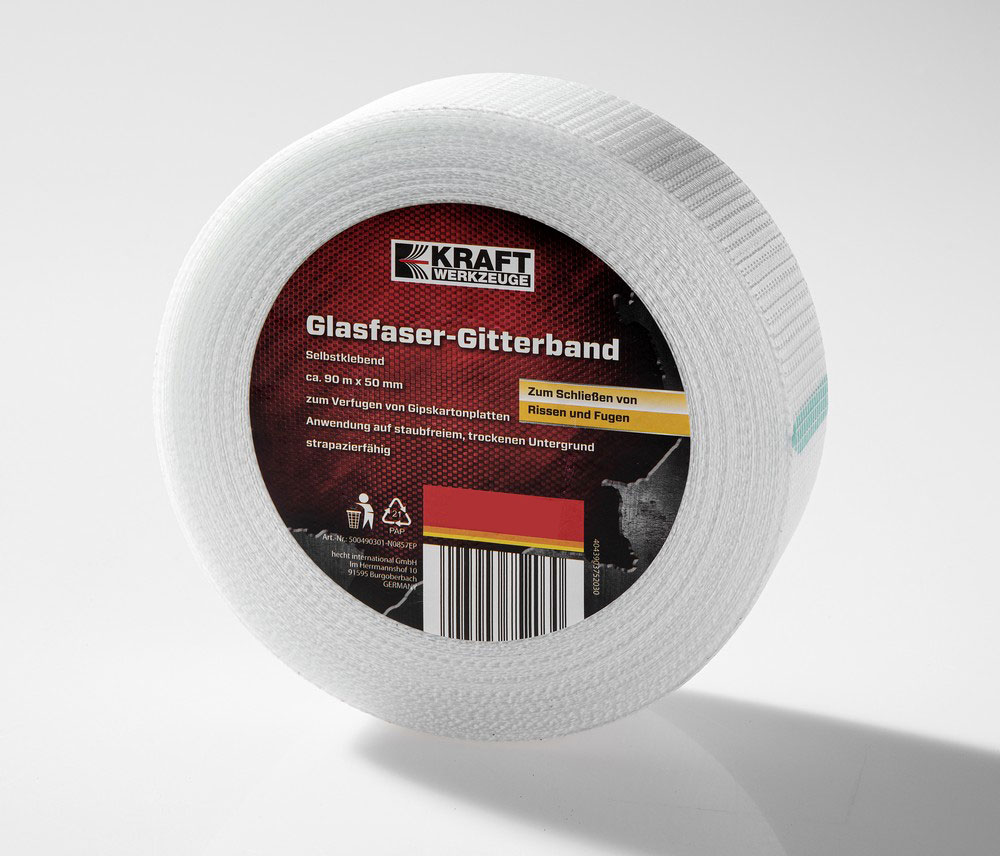 Kraft Werkzeuge Trockenbau Glasfaser Gitterband