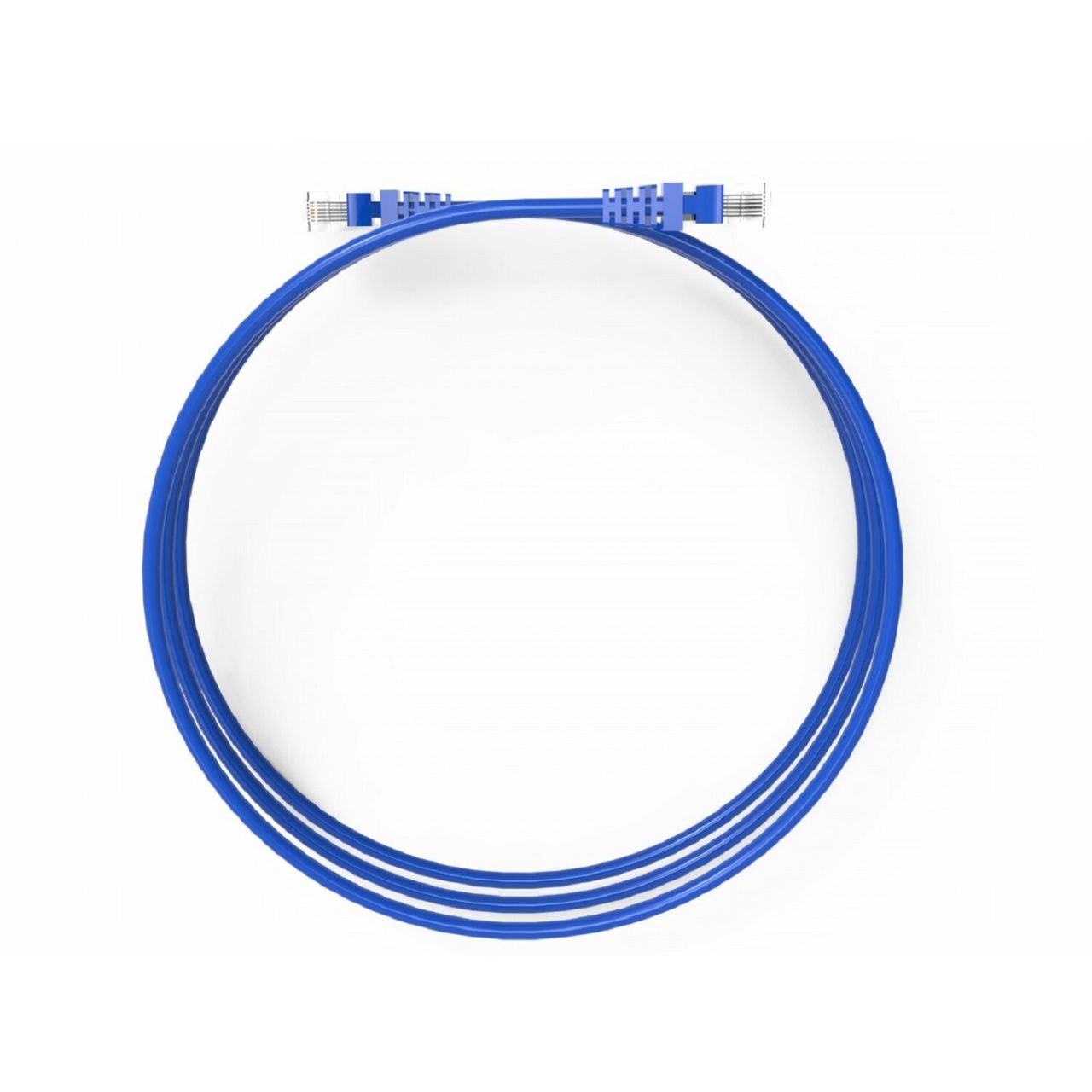 Inca ICAT6-03TM RJ45 Cat6 UTP Ethernetkabel LAN-Kabel Blau 3 Meter