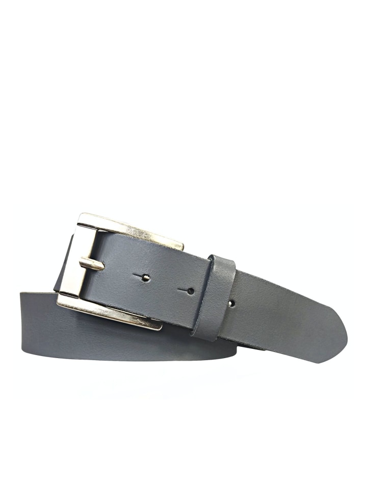 FRONHOFER Ledergürtel 4cm in Grau günstig kaufen
