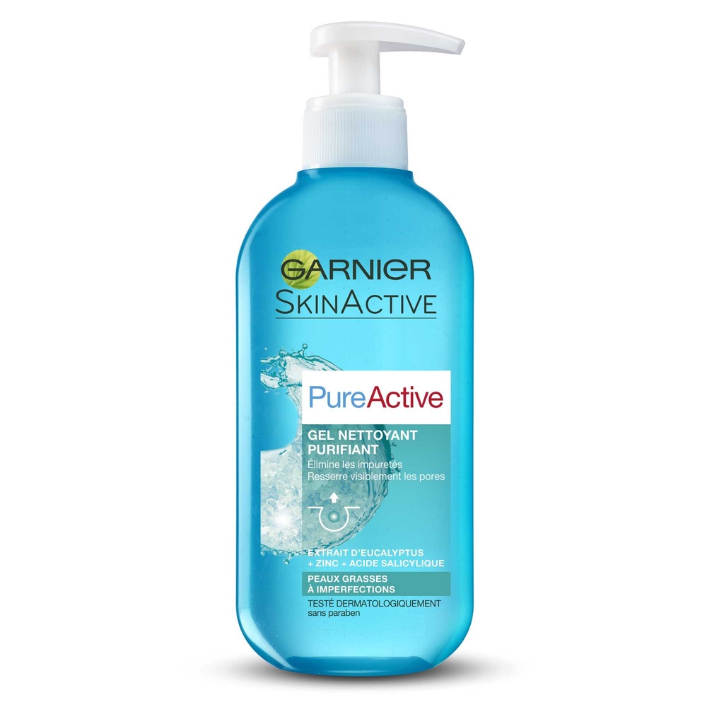 garnier SkinActive Pure Active Gel Nettoyant Purifiant
