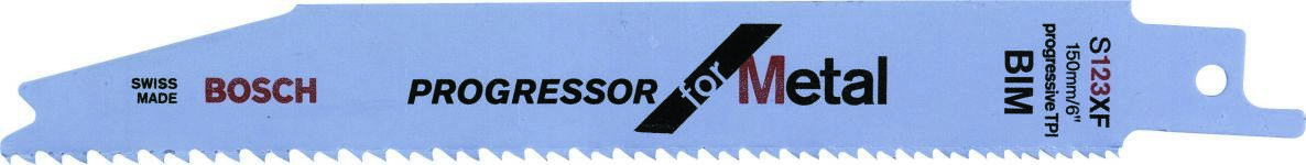 Bosch Blue Accessories 2608654402 S123XF Tigersågblad Progressor för metall 150 mm 5 delar