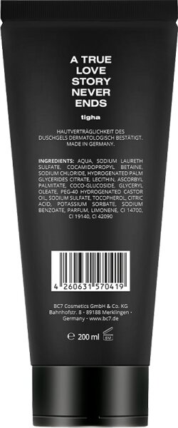 tigha The Dark Side Black Shower Gel Duschgel