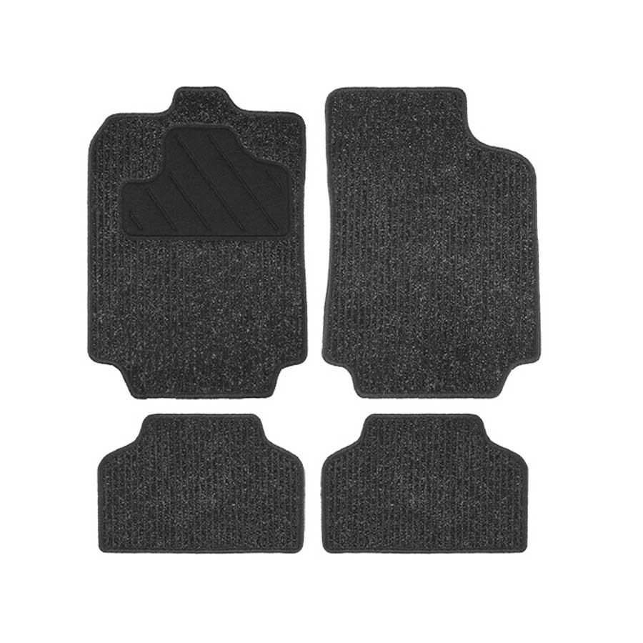 ATU Textil-Fußmatten ModernClass Gr. B im 4-teiligem Set, schwarz - ATU